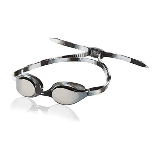 Speedo Unisex-child Swim Goggles Junior Hyper Flyer Ages 6-14,Silver Mirrored