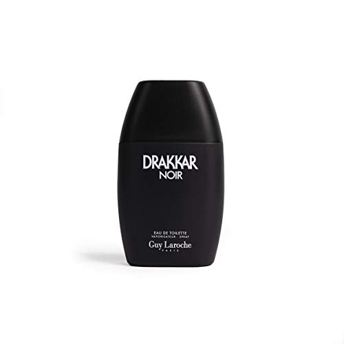 Drakkar Noir By Guy Laroche - Original Vintage Designer Fragrance Blend For Men - Fresh, Classic Men’s Evening Scent - Long Lasting Amber Fougere Aroma With Spicy Citrus Notes - 1.7 Oz EDT Spray