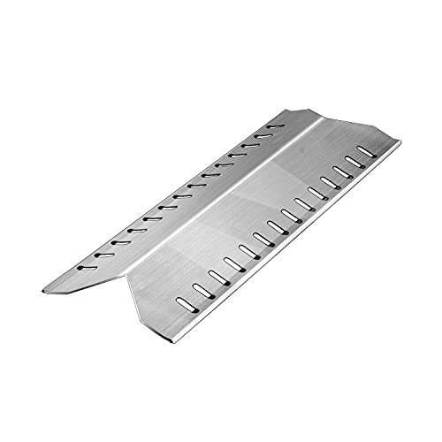 Kalomo 19 9/16” Stainless Steel Grill Heat Plates Heat Shield Tent Burner Cover BBQ Gas Grill Replacement Parts for Huntington 6301-24, 30040HNT, Broil-Mate 24025BMT, Fiesta, Master Forge 30030MSF