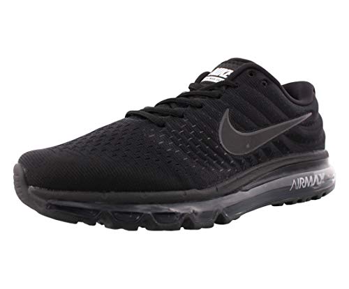 Nike men and women's Air Max 2017 Running Shoe Black/Black-Black 11.0