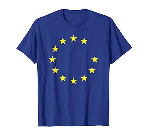 EU Flag T-Shirt Brexit Europe European Union Stars Gift T-Shirt