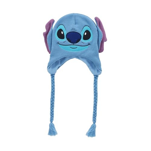 Disney Lilo and Stitch Winter Beanie Hat Knitted Stocking Cap Blue