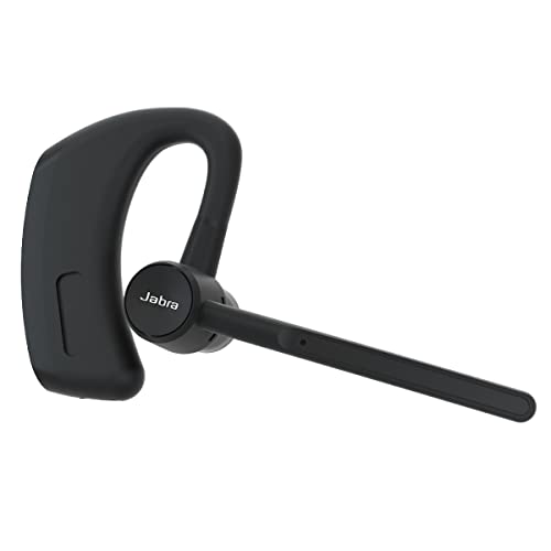 Jabra Perform 45 Ear Hook Mono Bluetooth Headset - Advanced Ultra-Noise-Cancelling Microphone, Push-to-Talk Functionality, Face2Face Mode and Discreet Design - Black