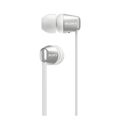 Sony WI-C310 Wireless in-Ear Headset/Headphones with Mic for Phone Call, White (WI-C310/W)