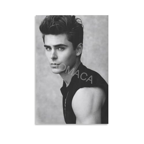 MOJDI Posters for Room Aesthetic Zac Efron Poster 7 Canvas Painting Posters And Prints Wall Art Pictures for Living Room Bedroom Decor 12x18inch(30x45cm) Unframe-style