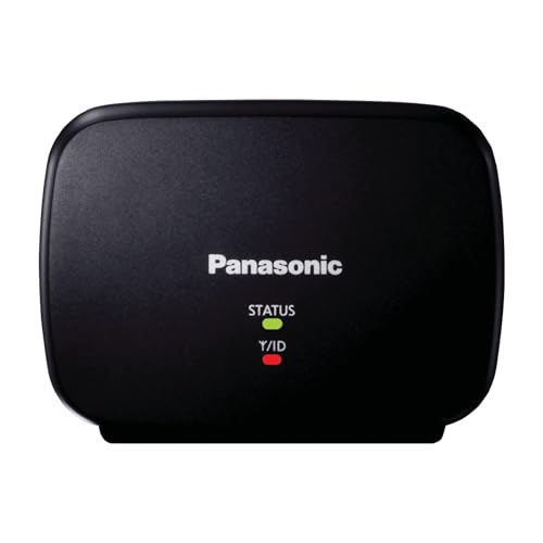 Panasonic KX-TGA407B Range Extender for DECT 6.0 Plus Cordless Phone Systems Landline Telephone Black