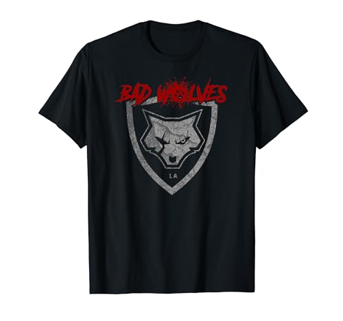 Bad Wolves – Paw Logo Shield T-Shirt