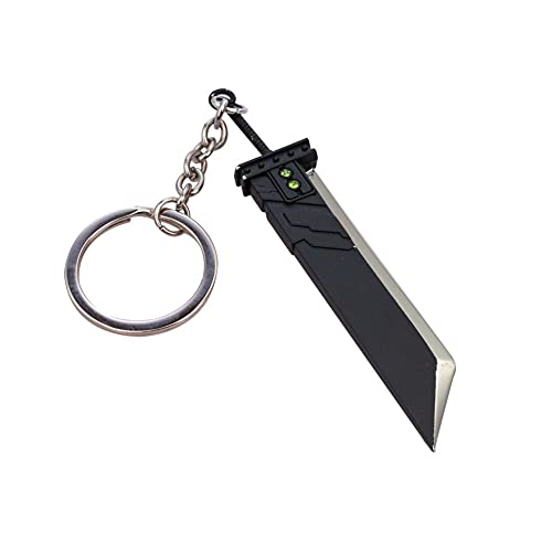 Evere FF7 Remake Keychain - 3.9 inch Key Charm Game Accessory
