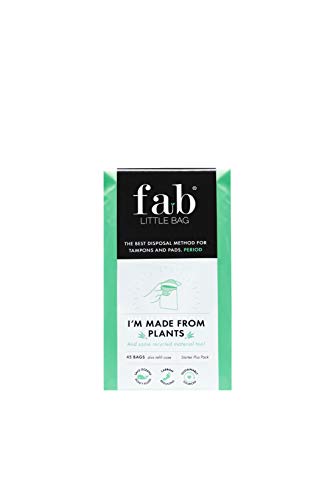 Fab Little Bag Starter Plus Pack - 45 Sanitary Disposal Bags Plus Recyclable Refill Pack for Out and About (45 Pack)