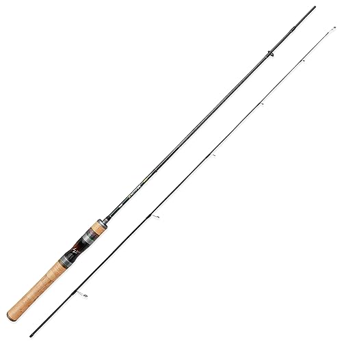 HANDING Magic L Ultra-Light Fishing Rod, Fuji O+A Ring Guides, 2-Piece BFS Spinning and Casting Rod, 30 Ton Carbon Fiber Blank, Mini Fishing Rods for Tiny Species, Panfish, Sunfish, Topminnow