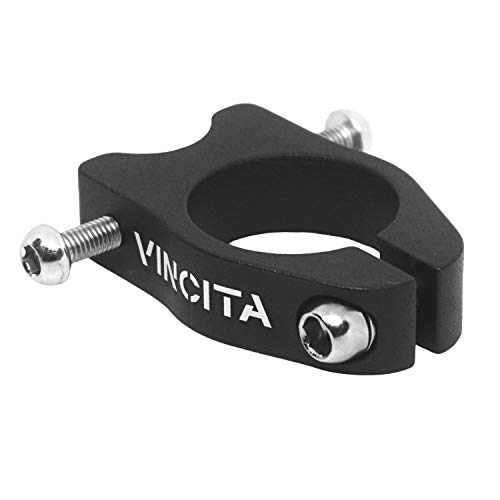 Vincita Rack Mount Seatpost Clamp - for Bike Without Rear Rack Threaded Hole Fixation - Suitable with Seatpost Diameter 27.2 mm (Seatpost Tube 31.8 mm) - Lightweight -Mountain, Road, Folding Bicycle.