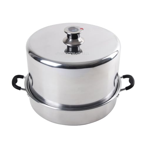 Kitchen Crop Steam Canner with Temperature Indicator (Aluminum Steam Canner)