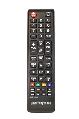 New Replacement Samsung BN59-01199F TV Smart Remote Control for All LCD LED 3D Curved 4K UHD HDTV Models