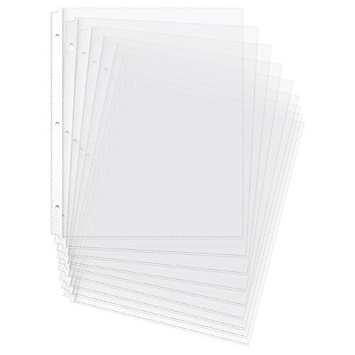 Amazon Basics Clear Sheet Protectors for 3 Ring Binder, 8.5 in x 11 in, 3 holes, 200 Pack