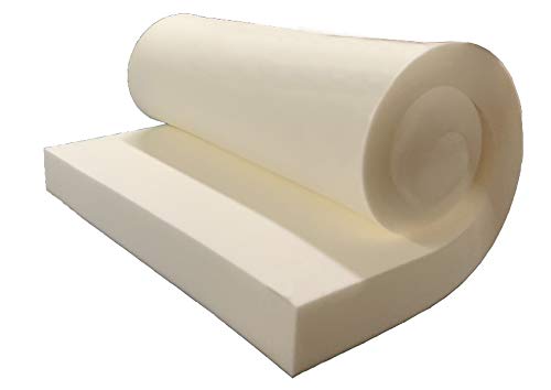 GoTo Foam 2' Height x 18' Width x 18' Length 44ILD (Firm) Upholstery Cushion Made in USA