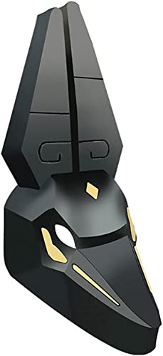 XTCZMH Sky of the Light Mask Anime Anubis Black Mask Cosplay Costume for Game Fans (Anubis)