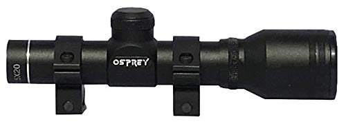 Osprey Global SD2.5X20DP : Osprey Standard Series 2.5X 20mm Rifle/Shotgun/.22 Long Rifle Scope with Duplex Reticle - 1/2 MOA