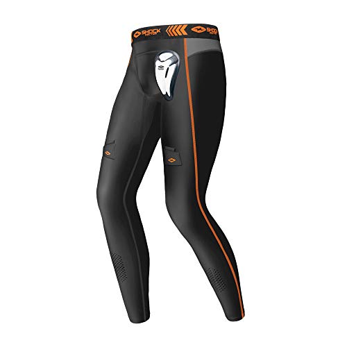 Shock Doctor Compression Hockey Pant w/BioFlex Cup Black XS