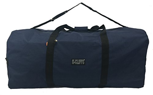 Heavy Duty Cargo Duffel Large Sport Gear Drum Set Equipment Hardware Travel Bag Rooftop Rack Bag (24' x 12' x 12', Navy)