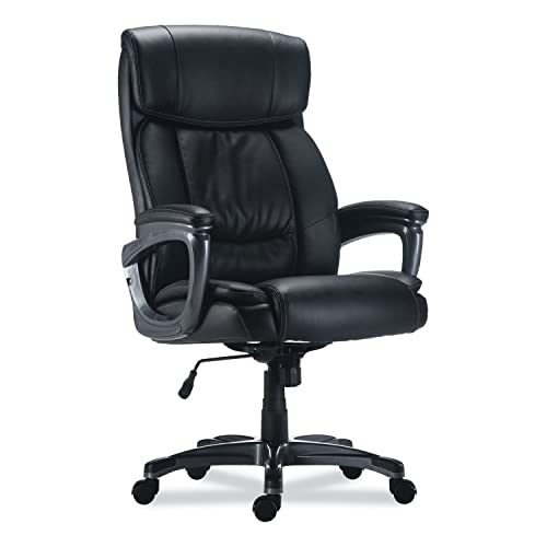 Alera ALERA EGINO Big and Tall Chair, Supports UP to 400 LB, Black SEAT/Back, Black Base