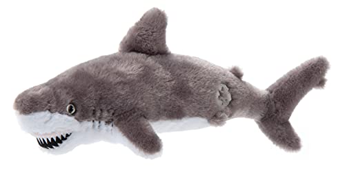 The Petting Zoo Great White Shark Stuffed Animal Plushie, Gifts for Kids, Wild Onez Ocean Animals, Shark Plush Toy 16 inches