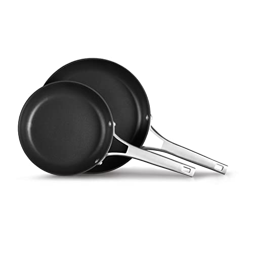 Calphalon Premier Hard-Anodized Nonstick Frying Pan Set, 8-Inch and 10-Inch Frying Pans