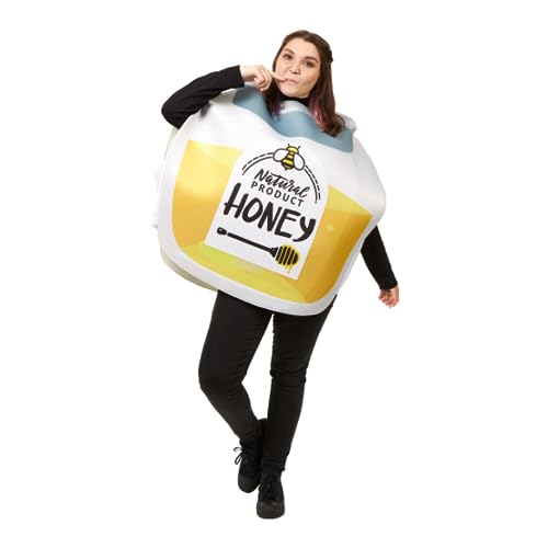 Jar of Honey Halloween Costume - Honey Pot for Bee & Beekeeper Couples Outfits Multicolored