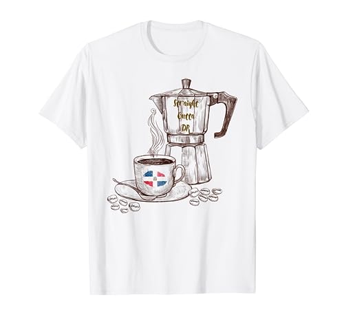 Straight Outta Dominican Republic Coffee Greca T-Shirt