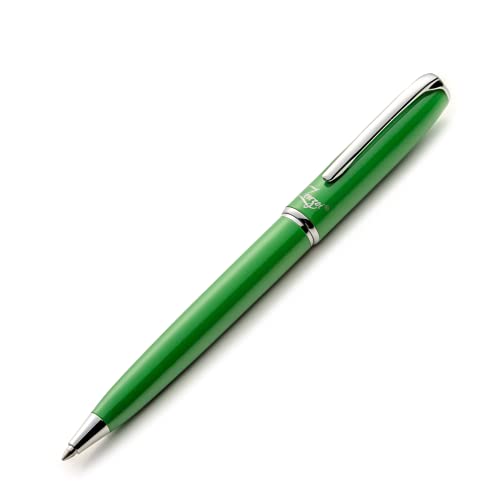 ZenZoi Luxury Ballpoint Pen Set-High End Gift Box, Green Color, Refillable, Black Ink Schmidt Refill Included - 0.7 mm. Ideal Gift for Birthday, Anniversary, Promotion, Men, Women (Green)