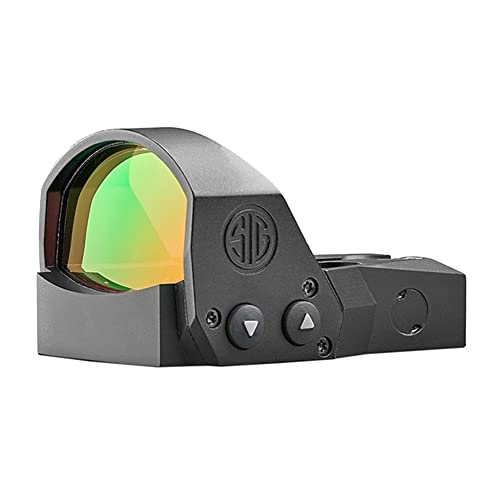 SIG SAUER ROMEO1PRO 1x30mm 3 MOA Red Dot Sight | Durable Fogproof Waterproof Corrosion-Resistant Compact Open Reflex Sight with Protective Shroud