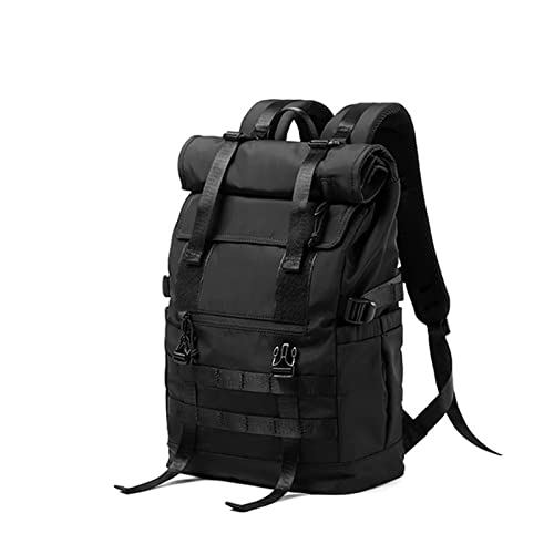 TAPIVA Hiking Daypacks Waterproof Large Capacity Travel Backpack Men Women Roll Top Male Bag