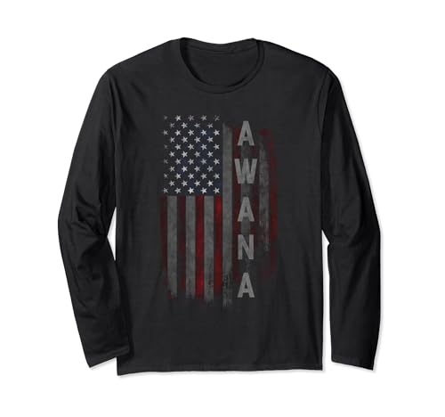 AWANA Family American Flag Long Sleeve T-Shirt