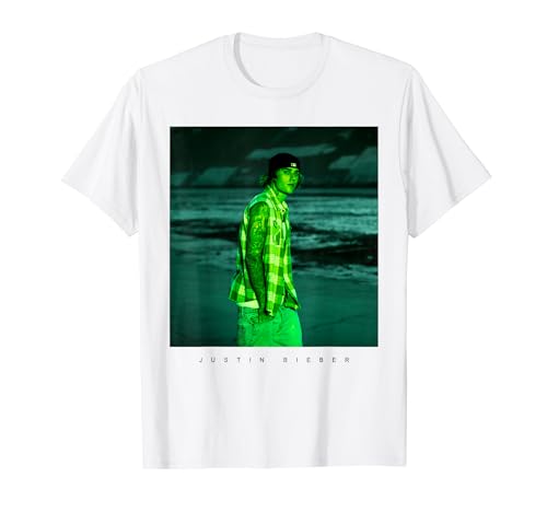 Official Justin Bieber Justice Photo White T-Shirt