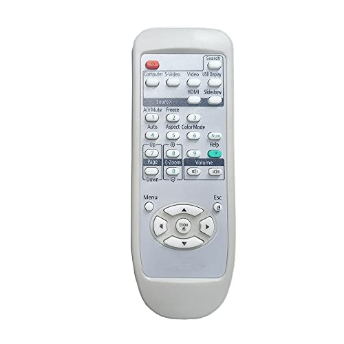 Replace Remote Control for Ep-s0n Projector EMP-62 EMP-84 EMP-82 EMP-S5 EMP-X1 EMP-6110 EMP-7800 EMP-1700 EMP-53 EMP-54 EMP-61 (Color:)