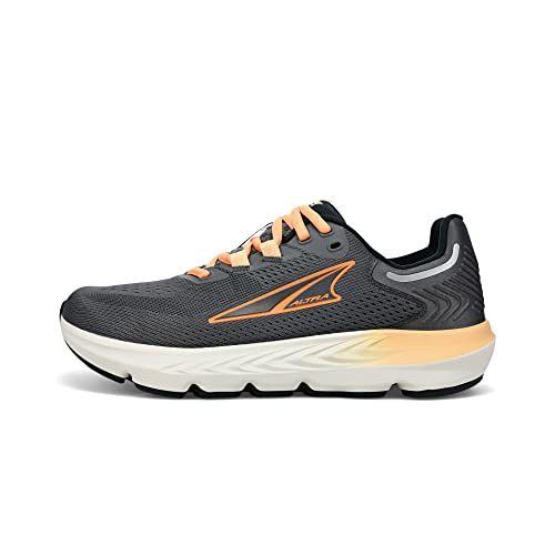 ALTRA Women's AL0A7R7O Provision 7 Road Running Shoe, Gray/Orange - 7.5 M US