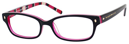 Eyeglasses Kate Spade Lucyann 0X78 Black Pink Striped