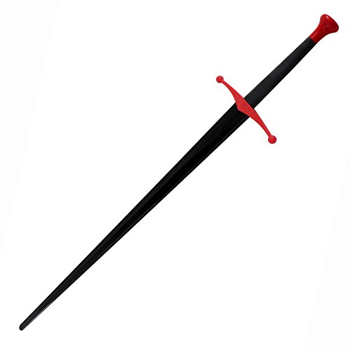 Red Dragon Armoury Synthetic Sparring Longsword - Black Blade with Red Hilt