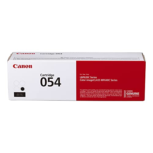 Canon Genuine Toner, Cartridge 054 Black (3024C001) 1 Pack Color imageCLASS MF641Cdw, MF642Cdw, MF644Cdw, LBP622Cdw Laser Printers