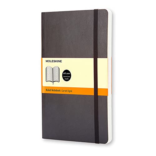 Moleskine Classic Notebook, Soft Cover, Pocket (3.5' x 5.5') Ruled/Lined, Black, 192 Pages