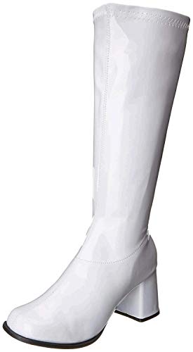 Ellie Shoes Women's Knee High Boot, White, 8