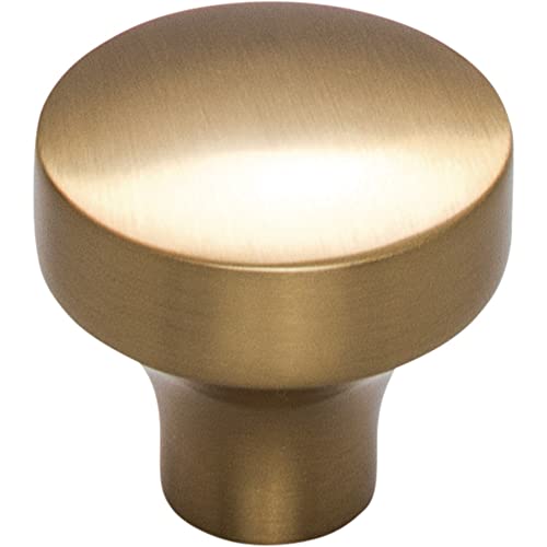 Top Knobs - TK901HB - Kinney Knob 1 1/4' - Honey Bronze - Lynwood Collection