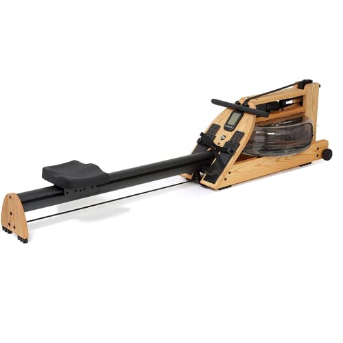 WaterRower A1 Oak Rowing Machine | USA Made | Original Handcrafted Erg Machine for Home Use & Gym | Best Warranty