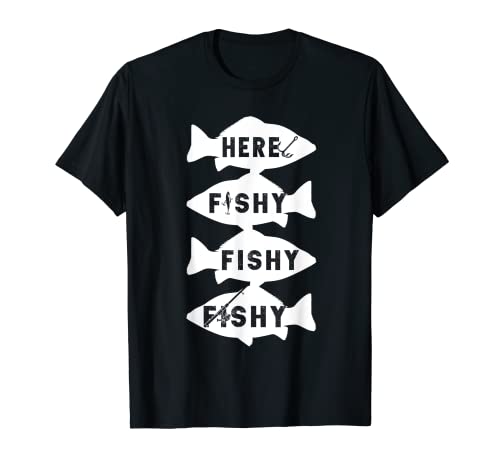 Fisher Fish Fishermen Bait Fishing Rod Boys Girls Bass T-Shirt