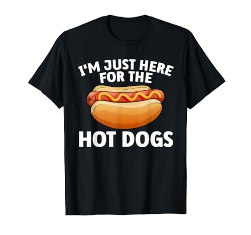 Funny Hotdog For Men Women Kids Food Hot Dog Lovers Foodie T-Shirt