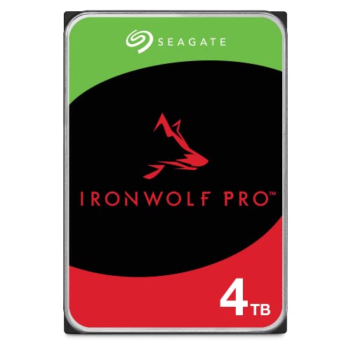 Seagate (Renewed) IronWolf Pro 4TB NAS Internal Hard Drive 3.5 Inch SATA 6Gb/s 7200 RPM 128MB Cache (ST4000NE001)