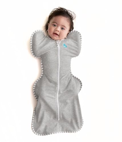 Love to Dream Swaddle UP Self-Soothing Swaddles for Newborns, Improves Sleep, Snug Fit Helps Calm Startle Reflex, Newborn Essentials, Small 8-13 lbs, Gray