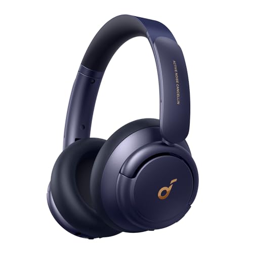 Soundcore Anker Life Q30 Hybrid Active Noise Cancelling Bluetooth Headphones, Blue