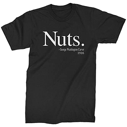 Mens Nuts George Washington Carver T-Shirt Small Black