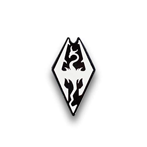 Skyrim Collectibles | Skyrim Dragon Logo Enamel Pin| Collector Pin