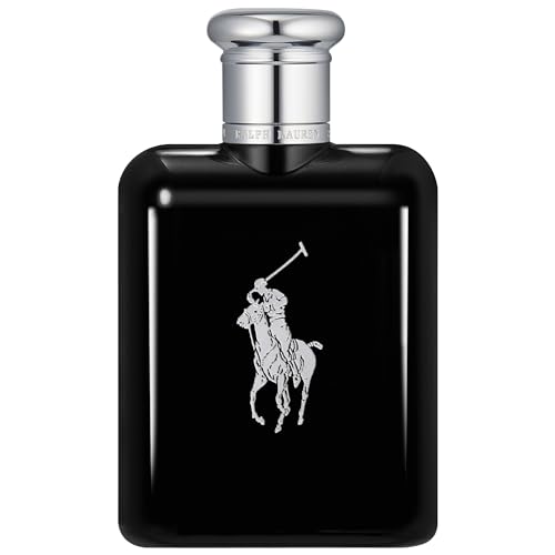 Ralph Lauren FRAGRANCES Polo Black - Eau de Toilette - Men's Cologne - Woody & Fresh - With Patchouli, Sandalwood, and Mandarin - Medium Intensity - 4.2 Fl Oz